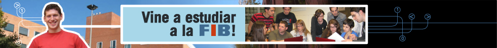 Ven a aprender a la FIB!