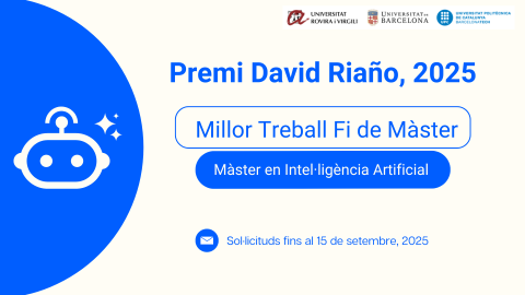 Premi David Riaño millor TFM MAI