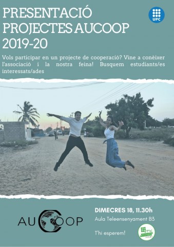 Presentació projectes AUCOOP 2019-20