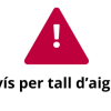 afectacions per tall d'aigua