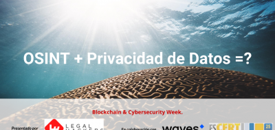 Meetup Cybersecurity Week 2019