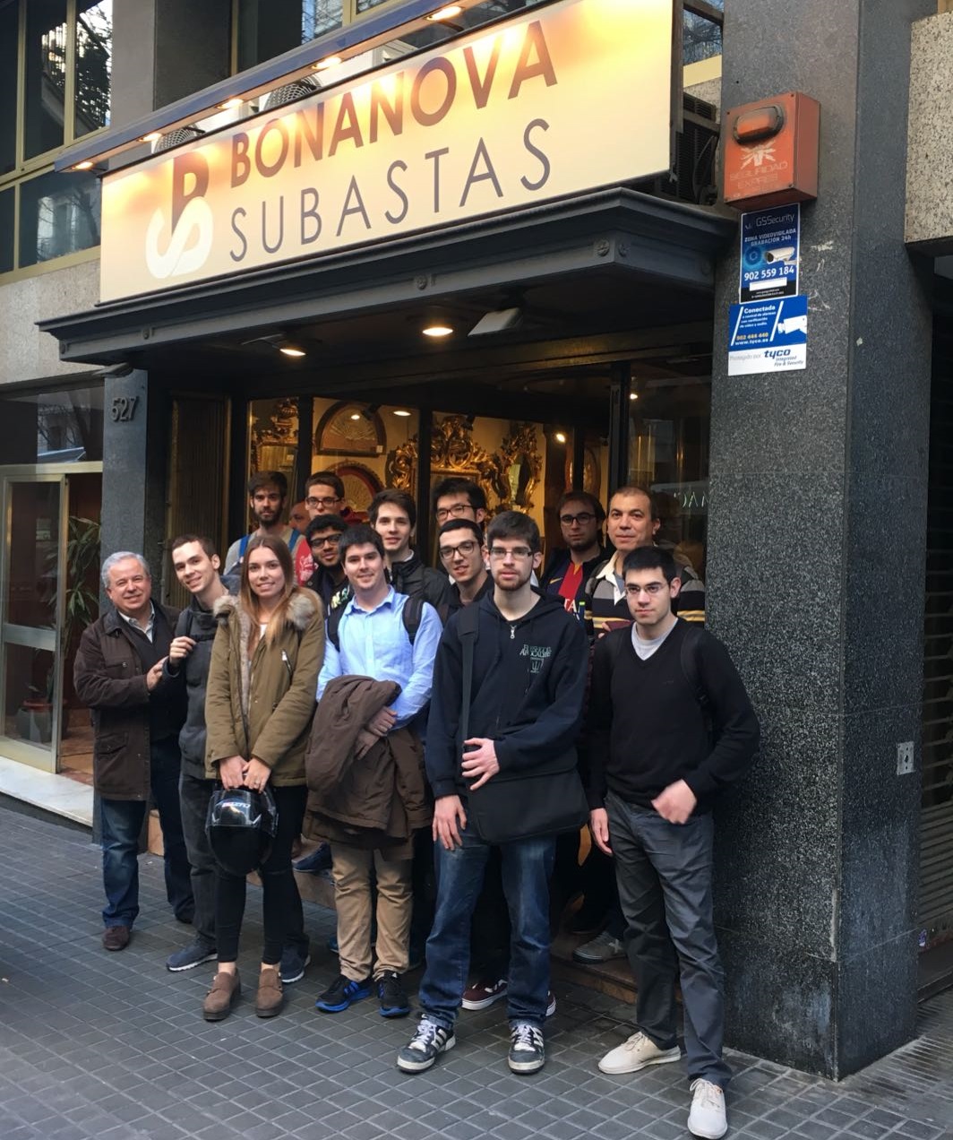 Visita estudiants de SIO i PSI a Bonanova Subastas